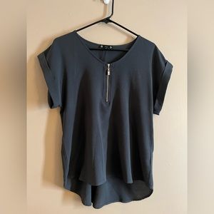 Iris Zipper Blouse